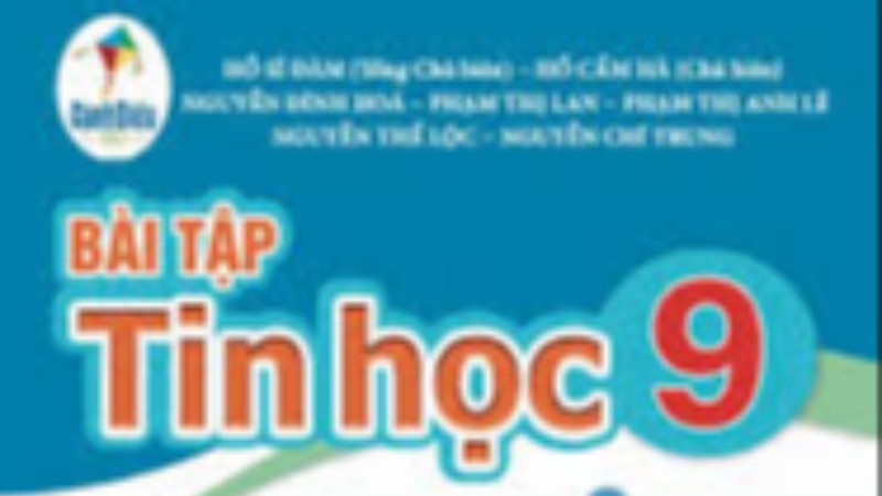 Tin học 9 Cánh diều - SBT